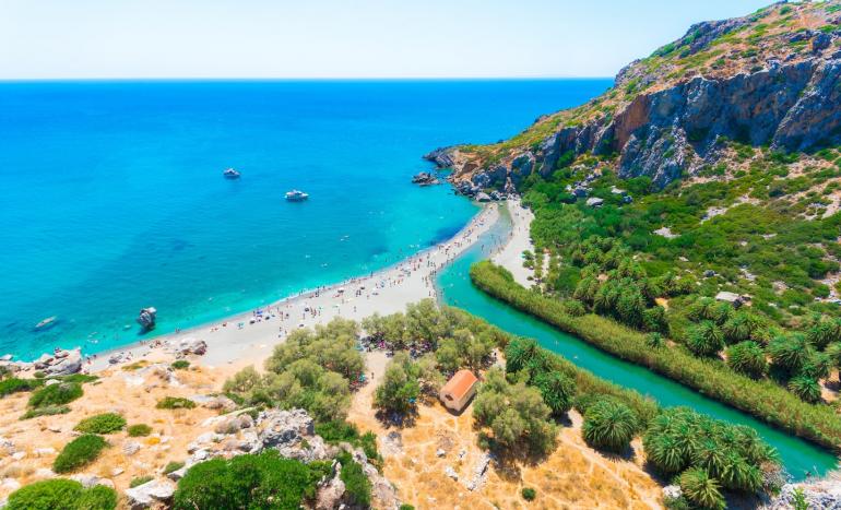 Palmenstrand von Preveli