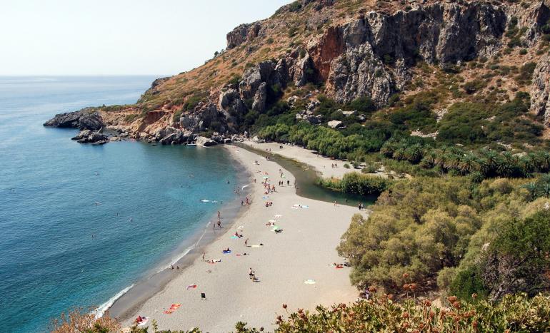 Palmenstrand von Preveli