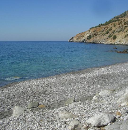 Strand von Agios Georgios 